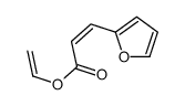 2-Propenoic acid, 3-(2-furanyl)-, ethenyl ester 结构式