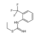 Carbamimidothioic acid, [2-(trifluoromethyl)phenyl]-, ethyl ester 结构式