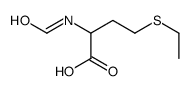 N-甲酰基-DL-乙硫氨酸 结构式