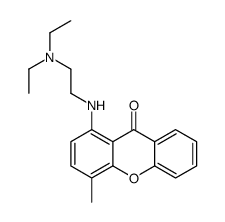 1-[[2-(二乙氨基)乙基]氨基]-4-甲基-9H-占吨-9-酮 结构式