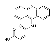 N-(9-Acridinyl)MaleaMic Acid 结构式