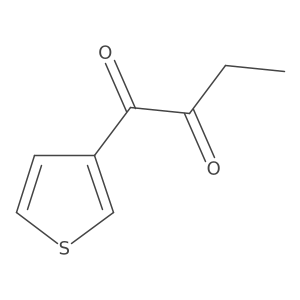 1-(3-噻吩基)丁烷-1,2-二酮 结构式