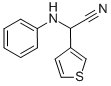 2-(苯氨基)-2-(噻吩-3-基)乙腈 结构式