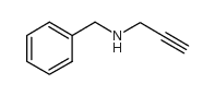 苄基-2-丙炔胺 结构式