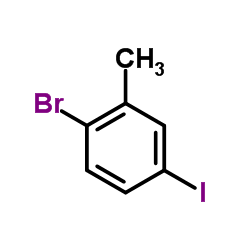 2-溴-5-碘甲苯 结构式