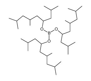 4-Nonanol, 2,6,8-trimethyl-, triester with boric acid (H3BO3) (9CI) 结构式