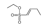 (E)-1-丁烯-1-磺酸乙酯 结构式
