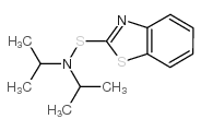 N,N-二异丙基-2-苯并噻唑次磺酰胺 结构式