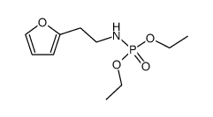 Phosphoramidic acid, [2-(2-furanyl)ethyl]-, diethyl ester (9CI) 结构式