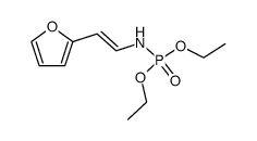 Phosphoramidic acid, [2-(2-furanyl)ethenyl]-, diethyl ester (9CI) 结构式