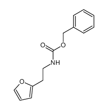(2-Furan-2-yl-ethyl)-carbamic acid benzyl ester 结构式
