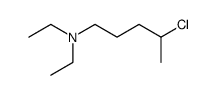 4-氯-N,N-二乙基-1-戊胺 结构式