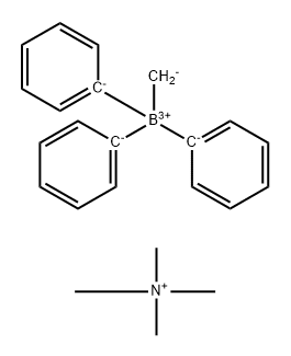 四甲基铵甲基三苯基硼酸盐 结构式