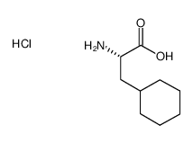 β环己基丙氨酸盐酸盐 结构式