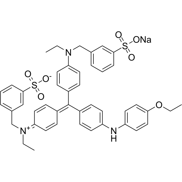 酸性蓝 83 结构式
