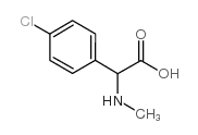 2-对氯苯基肌氨酸 结构式