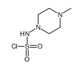 Sulfamoyl chloride, N-(4-methyl-1-piperazinyl)- 结构式