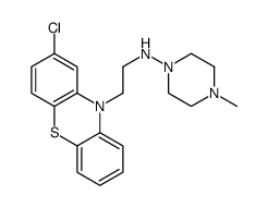 2-氯-10-(2-(4-甲基哌嗪基氨基)乙基)吩噻嗪 结构式