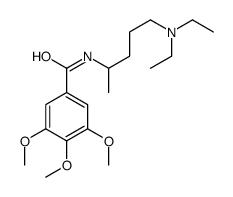 Benzamide,N-[4-(diethylamino)-1-methylbutyl]-3,4,5-trimethoxy- 结构式