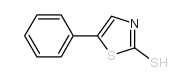 5-苯基噻唑-2-硫醇 结构式