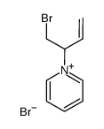 Pyridinium, 1-[1-(bromomethyl)-2-propen-1-yl]-, bromide (1:1) 结构式