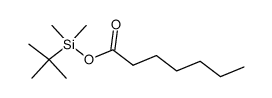 叔丁基二甲基硅基庚酸酯 结构式