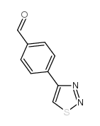 4-(1,2,3-噻重氮-4-基)苯甲醛 结构式