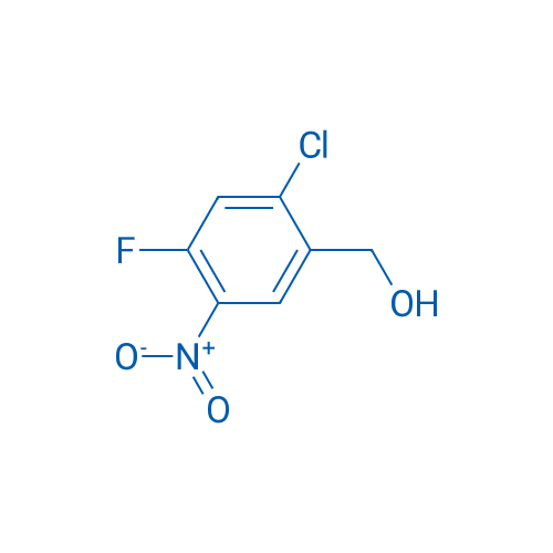(2-Chloro-4-fluoro-5-nitro-phenyl)-methanol 结构式