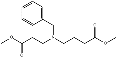 4-[4-苄基-N-(2-甲氧羰基乙基)]氨基丁酸甲酯 结构式