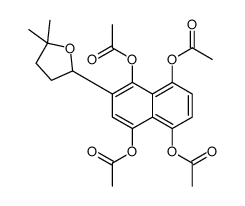 cycloalkannin leucoacetate 结构式