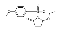 5-乙氧基-1-[(4-甲氧基苯基)磺酰基]-2-吡咯烷酮 结构式