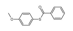S-4-甲氧基苯基苯甲硫酸酯 结构式
