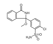 邻甲基氯噻酮-d4 结构式