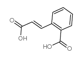 2-羧基肉桂酸 结构式