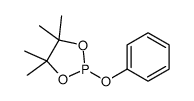 4,4,5,5-四甲基-2-苯氧基-1,3,2-二氧磷杂环戊烷 结构式