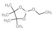2-乙氧基-4,4,5,5-四甲基-1,3,2-二氧磷杂环戊烷 结构式