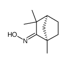 Bicyclo[2.2.1]heptan-2-one, 1,3,3-trimethyl-, oxime, (1R,4S)- 结构式