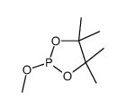 2-METHOXY-4,4,5,5-TETRAMETHYL-[1,3,2]-DIOXAPHOSPHOLANE 结构式