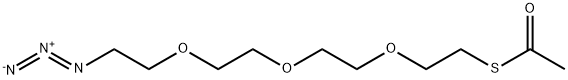 AZIDO-PEG3-THIOACETATE 结构式