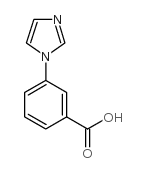 3-(1H-咪唑-1-基)苯甲酸 结构式