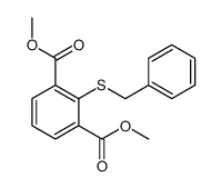 2-苄硫基-1,3-苯二甲酸二甲酯 结构式