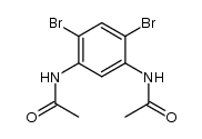 4,6-二溴-1,3-二乙酰苯胺 结构式