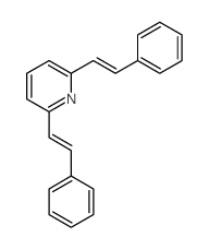 2,6-二(2-苯基乙烯基)吡啶 结构式