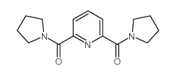 1,1'-(2,6-吡啶二羰基)二吡咯烷 结构式