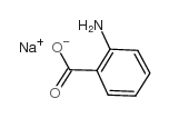 邻氨基苯甲酸钠 结构式