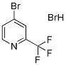 4-溴-2-三氟甲基吡啶氢溴酸盐 结构式