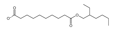 癸二酸单(2-乙基己基)酯 结构式
