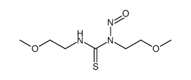 Thiourea, N,N'-bis(2-methoxyethyl)-N-nitroso- 结构式