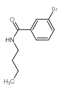 N-丁基-3-溴苯甲酰胺 结构式