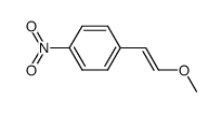 Benzene, 1-[(1E)-2-methoxyethenyl]-4-nitro- 结构式
